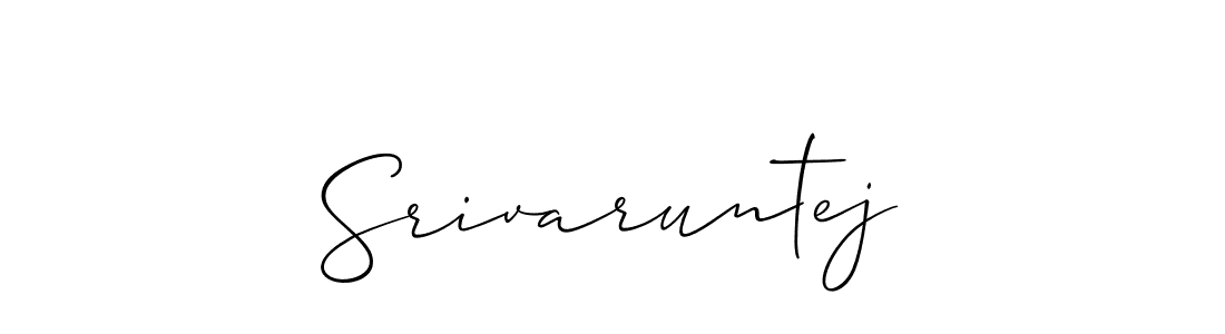 How to Draw Srivaruntej signature style? Allison_Script is a latest design signature styles for name Srivaruntej. Srivaruntej signature style 2 images and pictures png