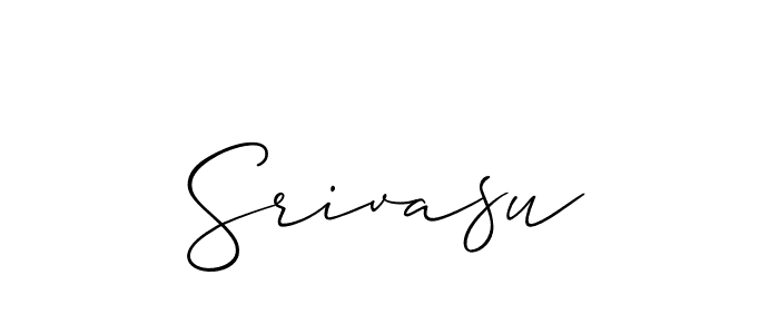 Also we have Srivasu name is the best signature style. Create professional handwritten signature collection using Allison_Script autograph style. Srivasu signature style 2 images and pictures png