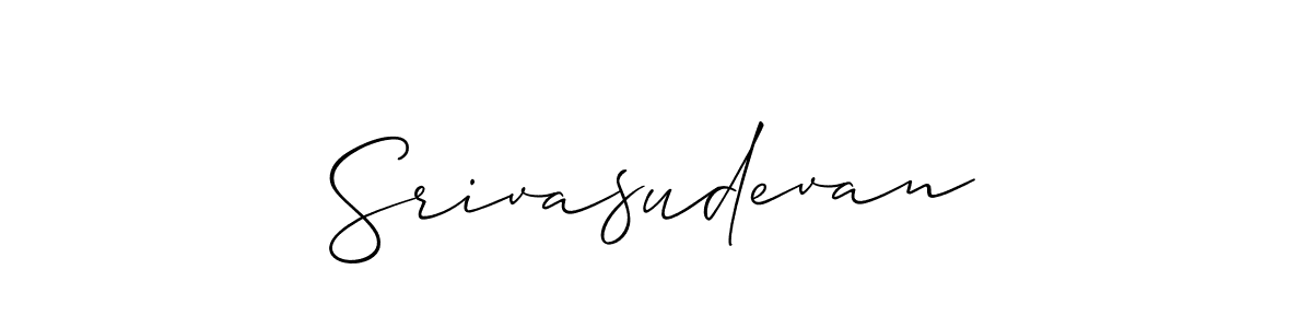 How to Draw Srivasudevan signature style? Allison_Script is a latest design signature styles for name Srivasudevan. Srivasudevan signature style 2 images and pictures png
