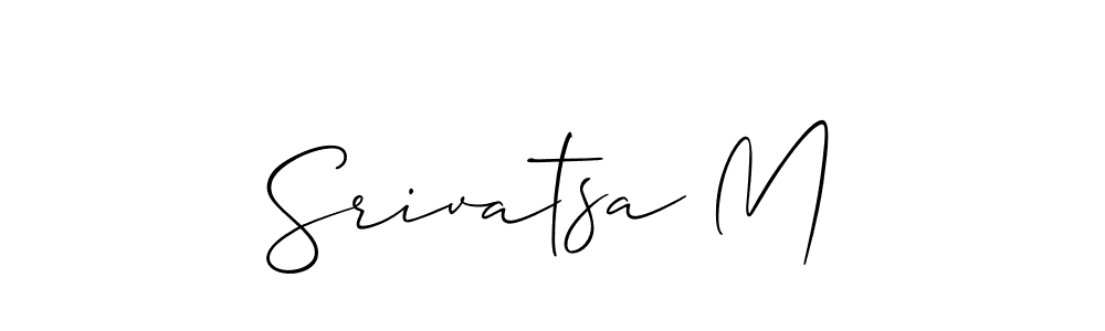 Best and Professional Signature Style for Srivatsa M. Allison_Script Best Signature Style Collection. Srivatsa M signature style 2 images and pictures png