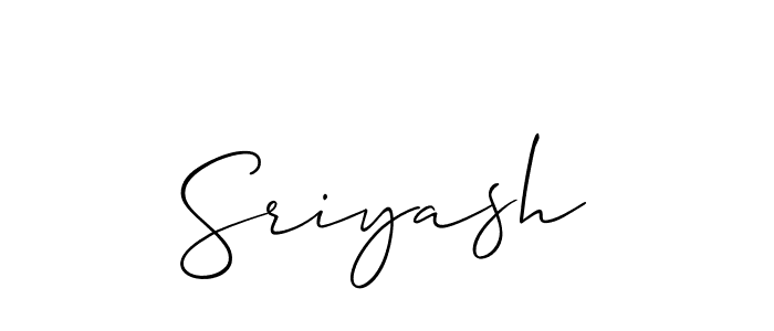 Make a beautiful signature design for name Sriyash. Use this online signature maker to create a handwritten signature for free. Sriyash signature style 2 images and pictures png