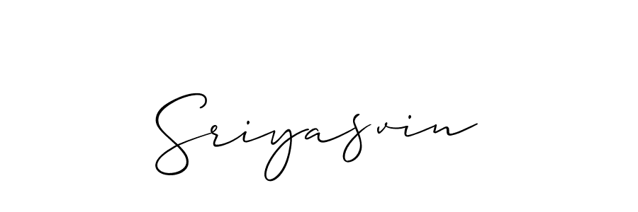 You can use this online signature creator to create a handwritten signature for the name Sriyasvin. This is the best online autograph maker. Sriyasvin signature style 2 images and pictures png