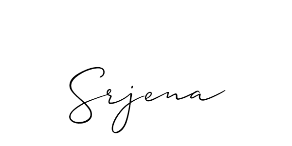 How to Draw Srjena signature style? Allison_Script is a latest design signature styles for name Srjena. Srjena signature style 2 images and pictures png
