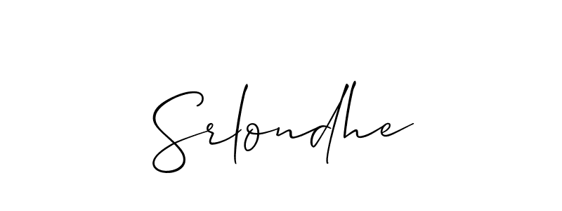 Best and Professional Signature Style for Srlondhe. Allison_Script Best Signature Style Collection. Srlondhe signature style 2 images and pictures png
