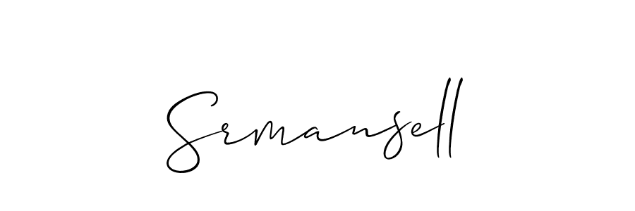 Once you've used our free online signature maker to create your best signature Allison_Script style, it's time to enjoy all of the benefits that Srmansell name signing documents. Srmansell signature style 2 images and pictures png