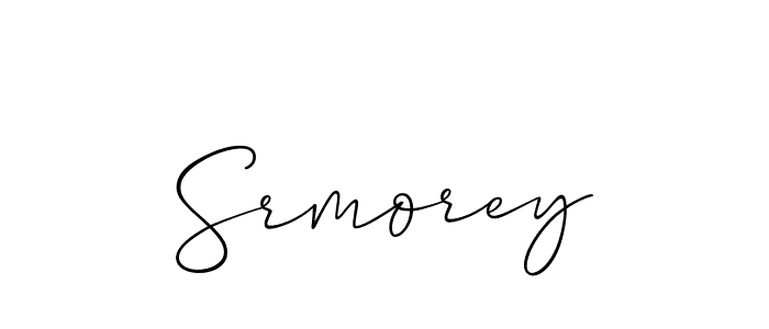 Allison_Script is a professional signature style that is perfect for those who want to add a touch of class to their signature. It is also a great choice for those who want to make their signature more unique. Get Srmorey name to fancy signature for free. Srmorey signature style 2 images and pictures png