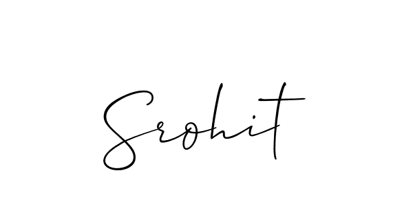 Also You can easily find your signature by using the search form. We will create Srohit name handwritten signature images for you free of cost using Allison_Script sign style. Srohit signature style 2 images and pictures png