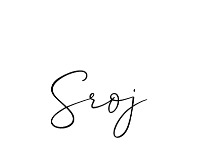 It looks lik you need a new signature style for name Sroj. Design unique handwritten (Allison_Script) signature with our free signature maker in just a few clicks. Sroj signature style 2 images and pictures png