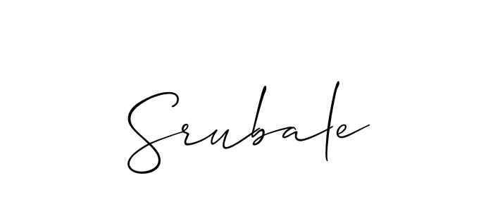 Best and Professional Signature Style for Srubale. Allison_Script Best Signature Style Collection. Srubale signature style 2 images and pictures png