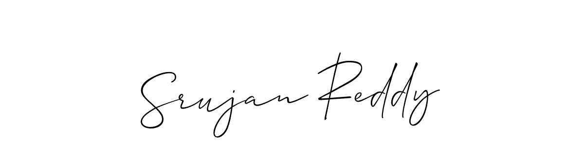 How to Draw Srujan Reddy signature style? Allison_Script is a latest design signature styles for name Srujan Reddy. Srujan Reddy signature style 2 images and pictures png