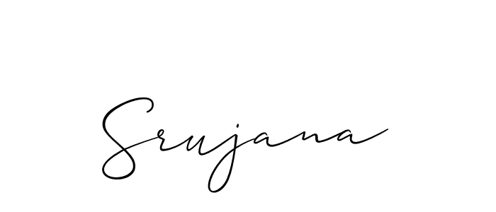 Srujana stylish signature style. Best Handwritten Sign (Allison_Script) for my name. Handwritten Signature Collection Ideas for my name Srujana. Srujana signature style 2 images and pictures png