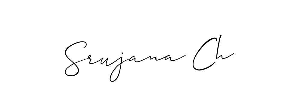 Make a beautiful signature design for name Srujana Ch. Use this online signature maker to create a handwritten signature for free. Srujana Ch signature style 2 images and pictures png