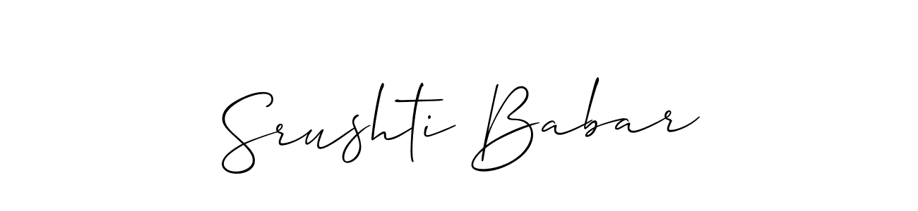 Check out images of Autograph of Srushti Babar name. Actor Srushti Babar Signature Style. Allison_Script is a professional sign style online. Srushti Babar signature style 2 images and pictures png