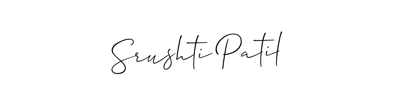 You can use this online signature creator to create a handwritten signature for the name Srushti Patil. This is the best online autograph maker. Srushti Patil signature style 2 images and pictures png