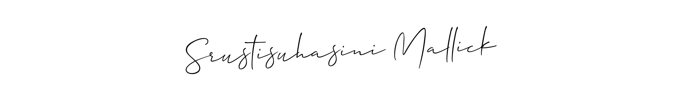 Best and Professional Signature Style for Srustisuhasini Mallick. Allison_Script Best Signature Style Collection. Srustisuhasini Mallick signature style 2 images and pictures png