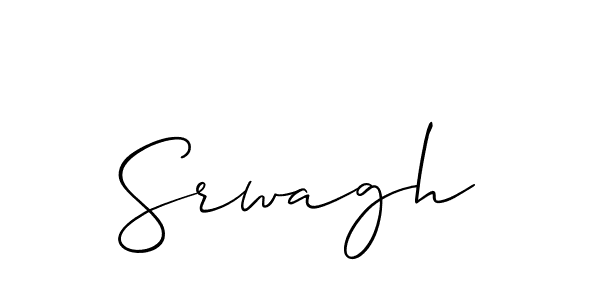 How to Draw Srwagh signature style? Allison_Script is a latest design signature styles for name Srwagh. Srwagh signature style 2 images and pictures png