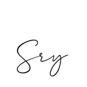 You should practise on your own different ways (Allison_Script) to write your name (Sry) in signature. don't let someone else do it for you. Sry signature style 2 images and pictures png