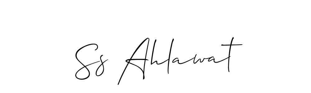 Once you've used our free online signature maker to create your best signature Allison_Script style, it's time to enjoy all of the benefits that Ss Ahlawat name signing documents. Ss Ahlawat signature style 2 images and pictures png