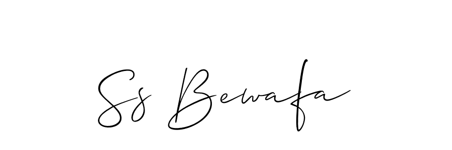 Check out images of Autograph of Ss Bewafa name. Actor Ss Bewafa Signature Style. Allison_Script is a professional sign style online. Ss Bewafa signature style 2 images and pictures png