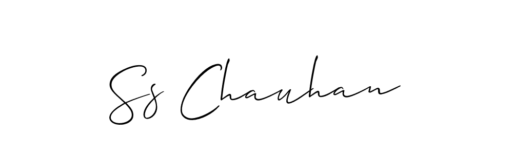 Allison_Script is a professional signature style that is perfect for those who want to add a touch of class to their signature. It is also a great choice for those who want to make their signature more unique. Get Ss Chauhan name to fancy signature for free. Ss Chauhan signature style 2 images and pictures png