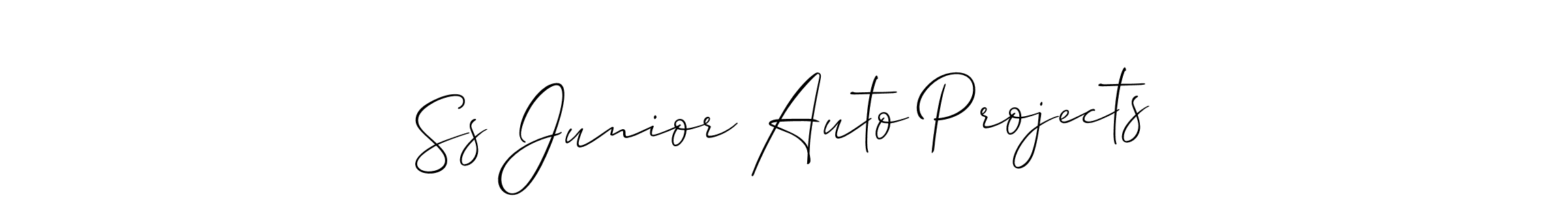 Best and Professional Signature Style for Ss Junior Auto Projects. Allison_Script Best Signature Style Collection. Ss Junior Auto Projects signature style 2 images and pictures png