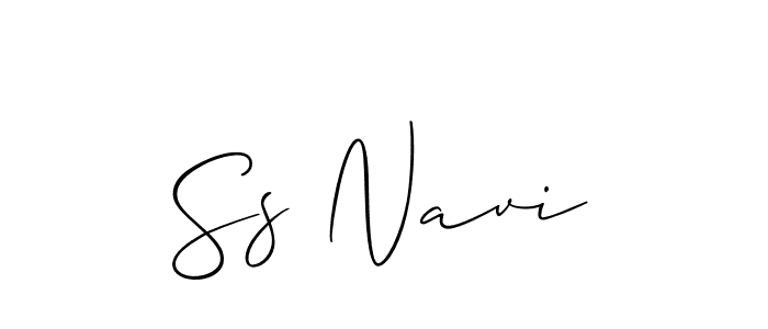 How to Draw Ss Navi signature style? Allison_Script is a latest design signature styles for name Ss Navi. Ss Navi signature style 2 images and pictures png