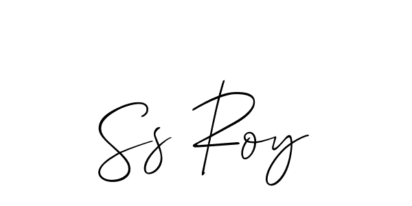 Ss Roy stylish signature style. Best Handwritten Sign (Allison_Script) for my name. Handwritten Signature Collection Ideas for my name Ss Roy. Ss Roy signature style 2 images and pictures png