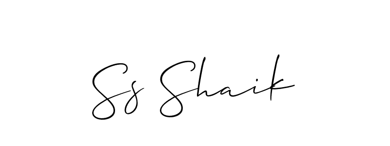 Make a beautiful signature design for name Ss Shaik. Use this online signature maker to create a handwritten signature for free. Ss Shaik signature style 2 images and pictures png