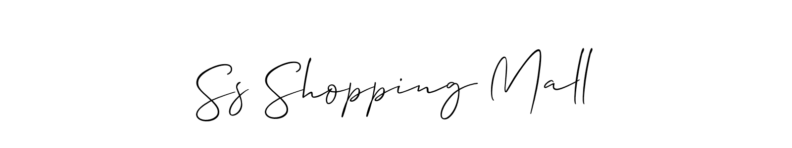 Make a short Ss Shopping Mall signature style. Manage your documents anywhere anytime using Allison_Script. Create and add eSignatures, submit forms, share and send files easily. Ss Shopping Mall signature style 2 images and pictures png