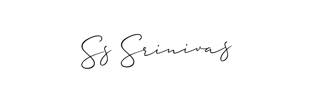 Best and Professional Signature Style for Ss Srinivas. Allison_Script Best Signature Style Collection. Ss Srinivas signature style 2 images and pictures png