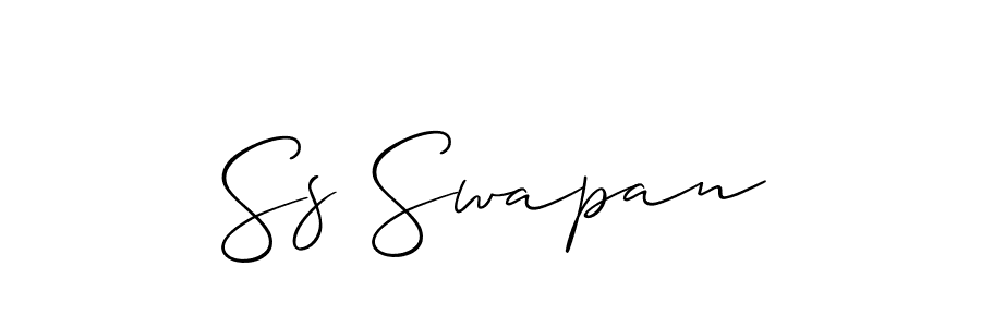 Similarly Allison_Script is the best handwritten signature design. Signature creator online .You can use it as an online autograph creator for name Ss Swapan. Ss Swapan signature style 2 images and pictures png