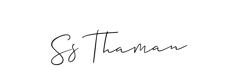 Also You can easily find your signature by using the search form. We will create Ss Thaman name handwritten signature images for you free of cost using Allison_Script sign style. Ss Thaman signature style 2 images and pictures png