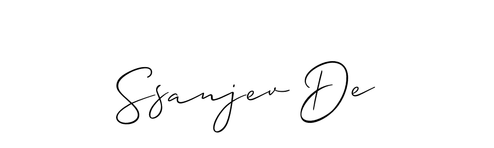 You can use this online signature creator to create a handwritten signature for the name Ssanjev De. This is the best online autograph maker. Ssanjev De signature style 2 images and pictures png