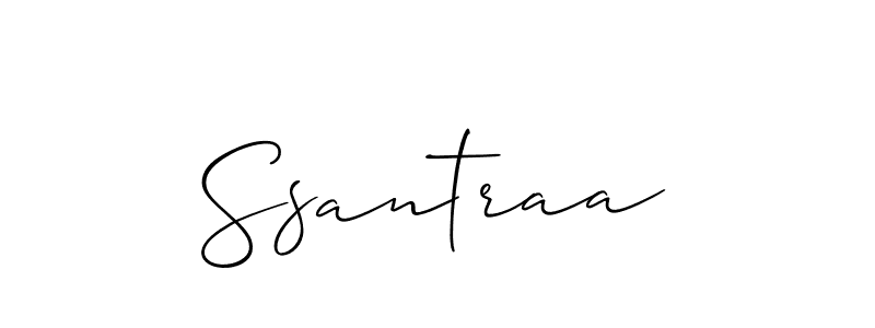 Ssantraa stylish signature style. Best Handwritten Sign (Allison_Script) for my name. Handwritten Signature Collection Ideas for my name Ssantraa. Ssantraa signature style 2 images and pictures png