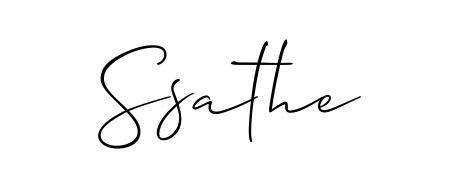 Try this chic Ssathe handwritten sign style. Using Allison_Script font elements, it gives your name a sleek, memorable identity. Ssathe signature style 2 images and pictures png