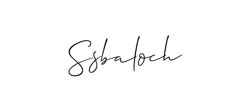 The best way (Allison_Script) to make a short signature is to pick only two or three words in your name. The name Ssbaloch include a total of six letters. For converting this name. Ssbaloch signature style 2 images and pictures png