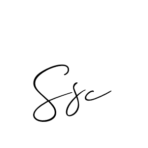 Once you've used our free online signature maker to create your best signature Allison_Script style, it's time to enjoy all of the benefits that Ssc name signing documents. Ssc signature style 2 images and pictures png