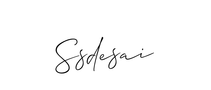 Best and Professional Signature Style for Ssdesai. Allison_Script Best Signature Style Collection. Ssdesai signature style 2 images and pictures png