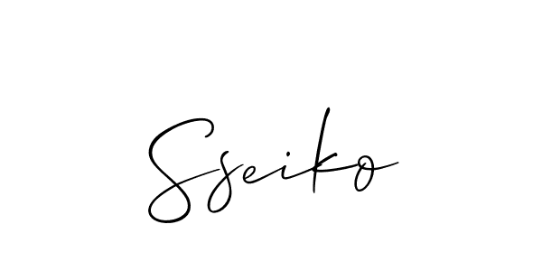 You should practise on your own different ways (Allison_Script) to write your name (Sseiko) in signature. don't let someone else do it for you. Sseiko signature style 2 images and pictures png