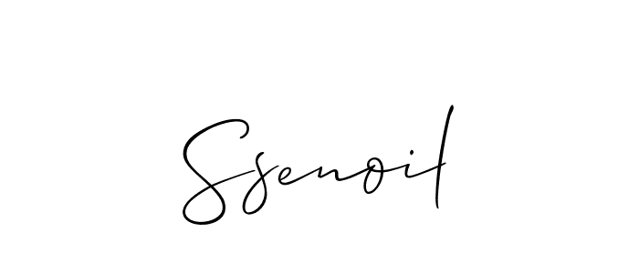 How to Draw Ssenoil signature style? Allison_Script is a latest design signature styles for name Ssenoil. Ssenoil signature style 2 images and pictures png