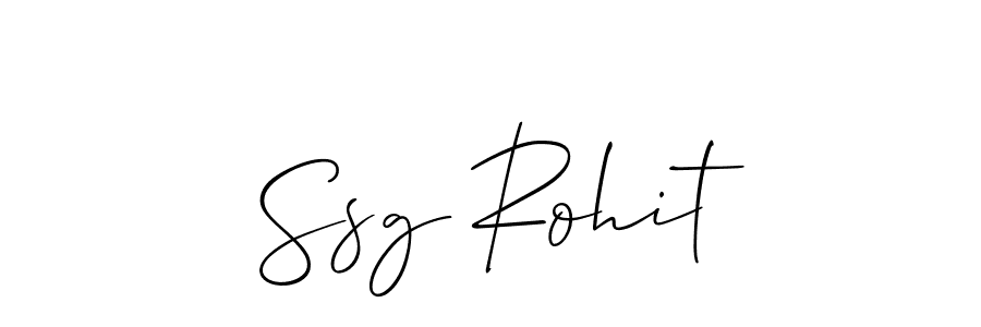 Make a beautiful signature design for name Ssg Rohit. Use this online signature maker to create a handwritten signature for free. Ssg Rohit signature style 2 images and pictures png