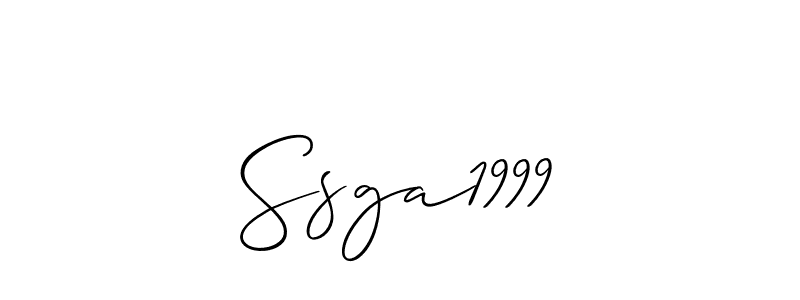 if you are searching for the best signature style for your name Ssga1999. so please give up your signature search. here we have designed multiple signature styles  using Allison_Script. Ssga1999 signature style 2 images and pictures png