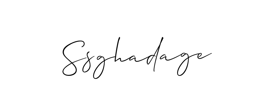 Also You can easily find your signature by using the search form. We will create Ssghadage name handwritten signature images for you free of cost using Allison_Script sign style. Ssghadage signature style 2 images and pictures png