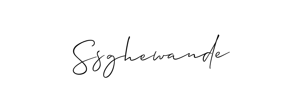 Make a short Ssghewande signature style. Manage your documents anywhere anytime using Allison_Script. Create and add eSignatures, submit forms, share and send files easily. Ssghewande signature style 2 images and pictures png