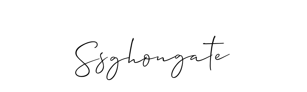 It looks lik you need a new signature style for name Ssghongate. Design unique handwritten (Allison_Script) signature with our free signature maker in just a few clicks. Ssghongate signature style 2 images and pictures png