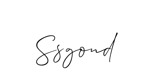 Similarly Allison_Script is the best handwritten signature design. Signature creator online .You can use it as an online autograph creator for name Ssgond. Ssgond signature style 2 images and pictures png