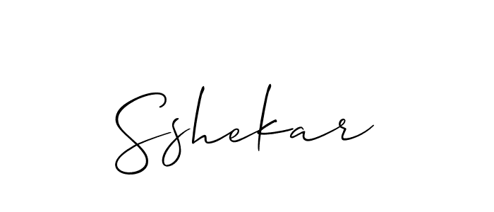 Best and Professional Signature Style for Sshekar. Allison_Script Best Signature Style Collection. Sshekar signature style 2 images and pictures png