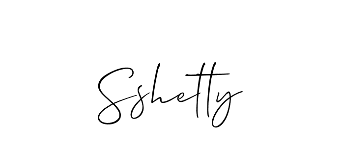 Make a beautiful signature design for name Sshetty. With this signature (Allison_Script) style, you can create a handwritten signature for free. Sshetty signature style 2 images and pictures png