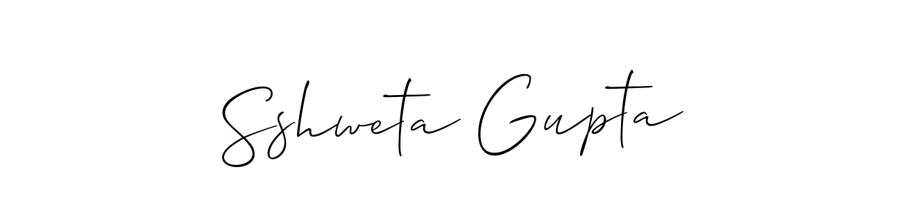 Make a beautiful signature design for name Sshweta Gupta. Use this online signature maker to create a handwritten signature for free. Sshweta Gupta signature style 2 images and pictures png