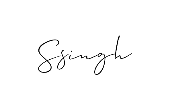 Best and Professional Signature Style for Ssingh. Allison_Script Best Signature Style Collection. Ssingh signature style 2 images and pictures png